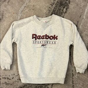H&M Reebok kids crewneck size 5-6